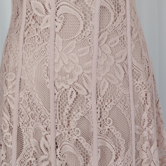 Candalite Women's Sleeveless Lace Maxi Dress. - Picture 6 of 15